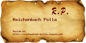 Reichenbach Polla névjegykártya